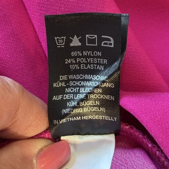 Rachel Zoe Fuchsia Straight-Leg Pull - On Pants Size 12 Stylish & Chic - Picture 8 of 9